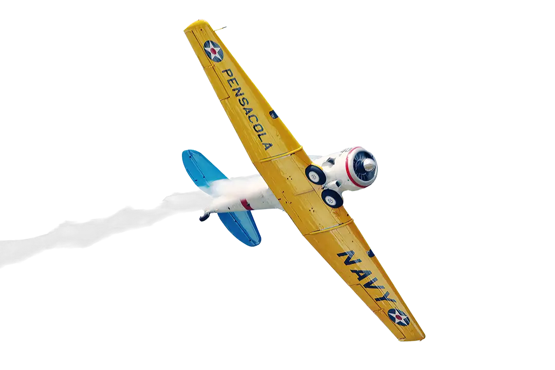 Airshow aircraft in flight